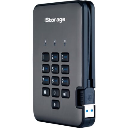iStorage diskAshur PRO2 HDD 500 GB | Secure Hard Drive PIN protected | NCSC CPA | FIPS 140-2 Level 2/3 Certified | NLNCSA BSPA and NATO Restricted Level Certified | Incorporated Common Criteria EAL 5+ | Dust/Water Resistant