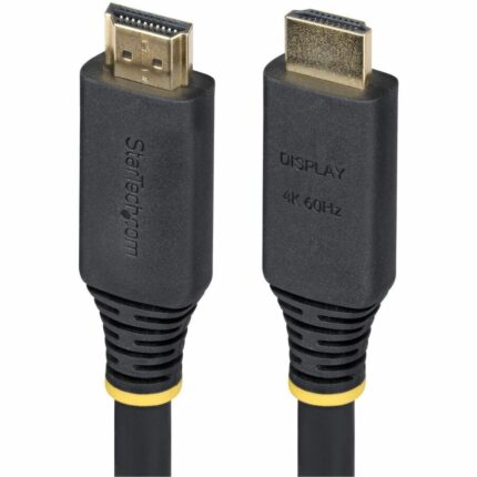 StarTech.com 15m (49.2ft) Active High Speed HDMI Cable, 4K 60Hz/1440p 144Hz, 18Gbps, UHD HDMI 2.0 Cord, TPE Jacket